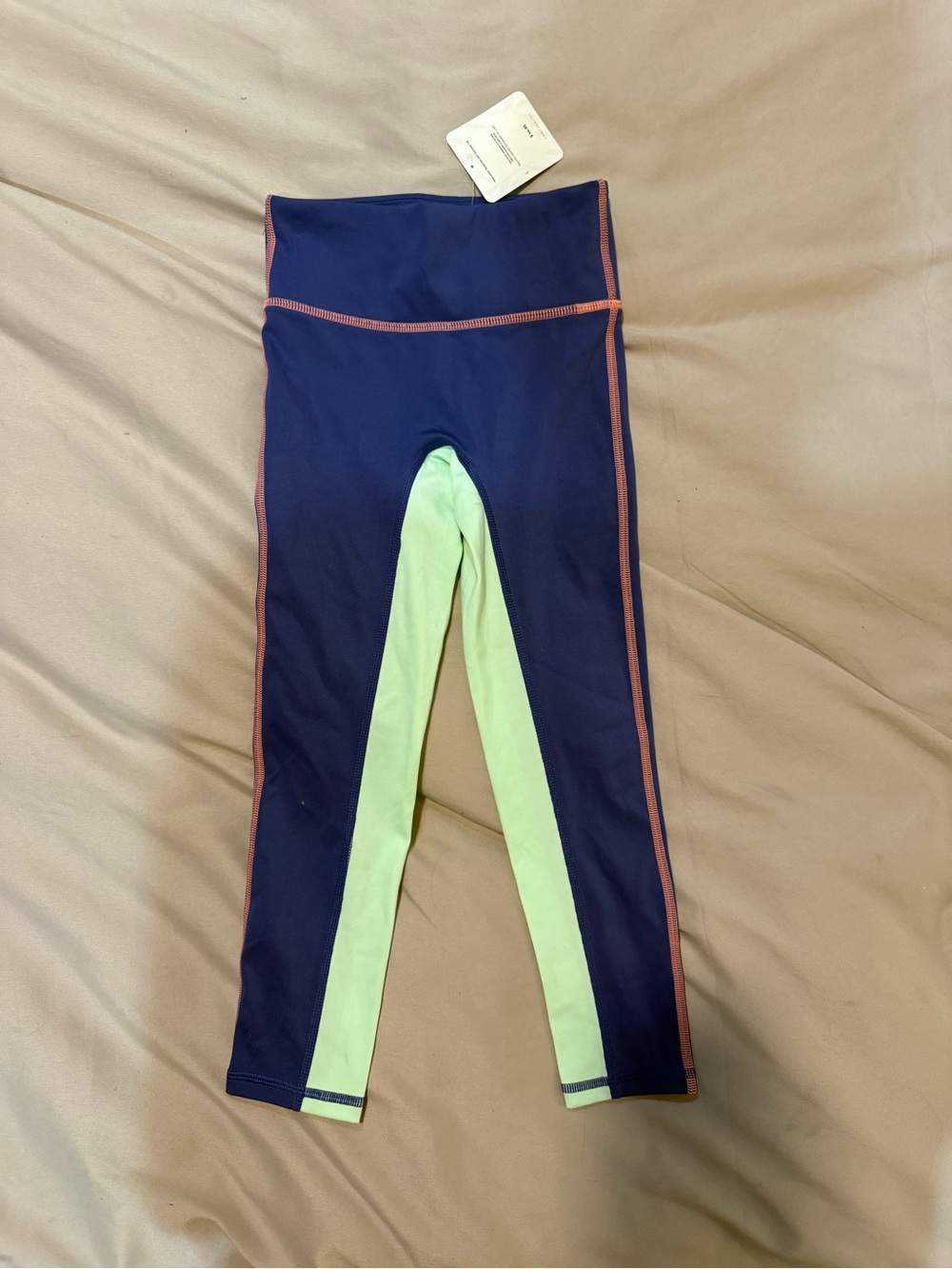 Fabletics Navy Leggings - Small/Girls 6